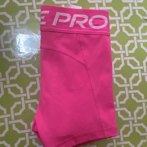 XS hot pink Nike pros